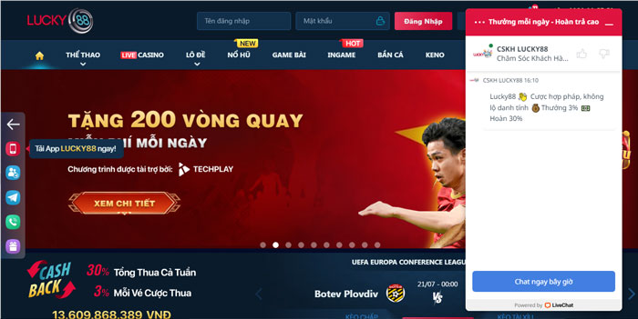 nạp tiền lucky88 02